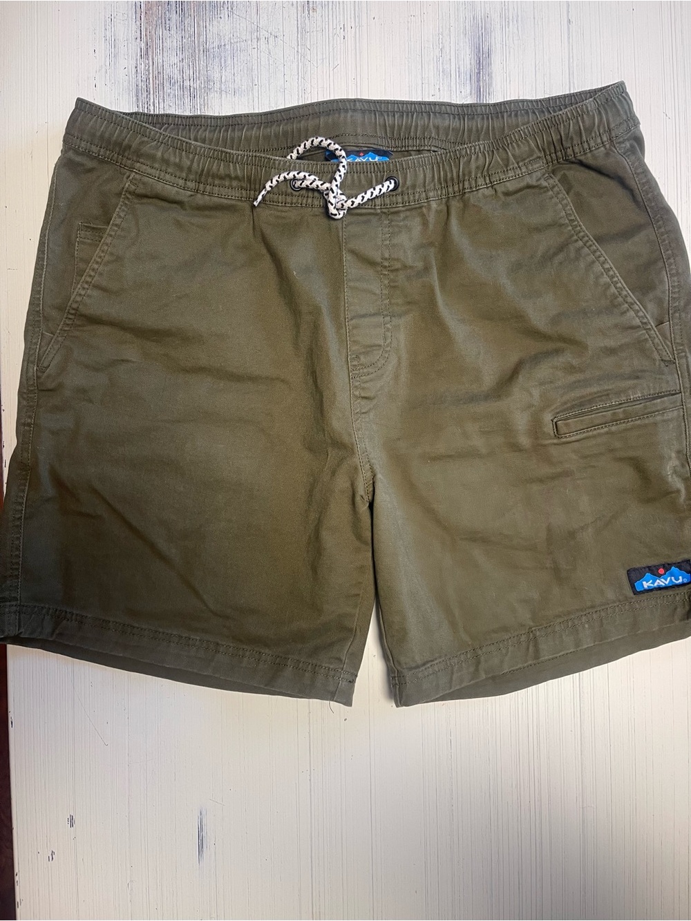 Kavu Olive Green Walk It Off Shorts
